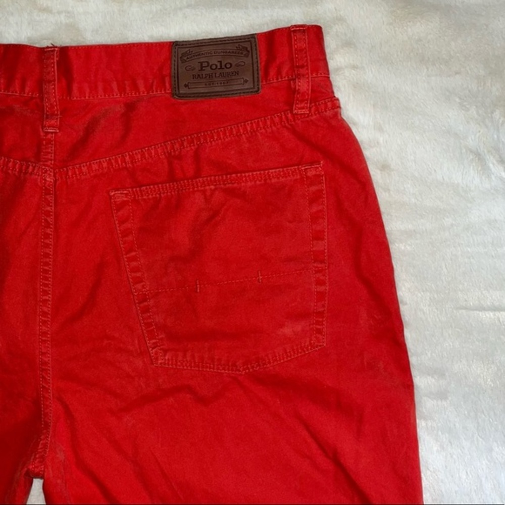 POLO Ralph Lauren Classic Fit Straight Leg Red Pants - Size 36x30